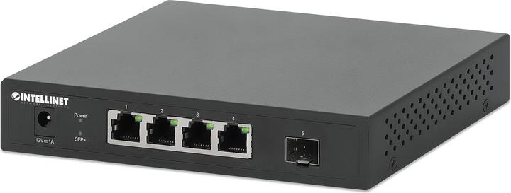 Actual product image Intellinet 5-port switch with 4 x 2.5G Ethernet ports and 1 SFP+ uplink (5 Ports)