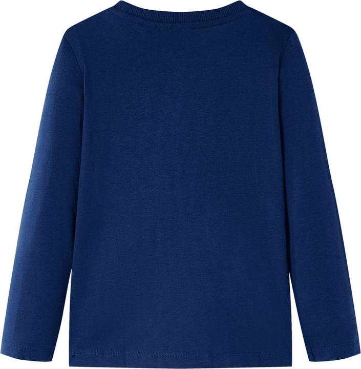Immagine prodotto VidaXL Camicia a maniche lunghe da bambino blu navy 116,Materiale: 100 (116)