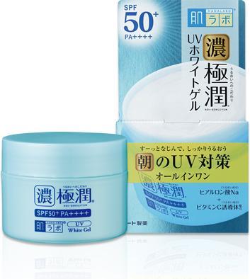 Actual product image Hada Labo Gokujyun UV White Gel SPF50 + / PA ++++ (90g) (Suntan cream, SPF 50+, 90 g)