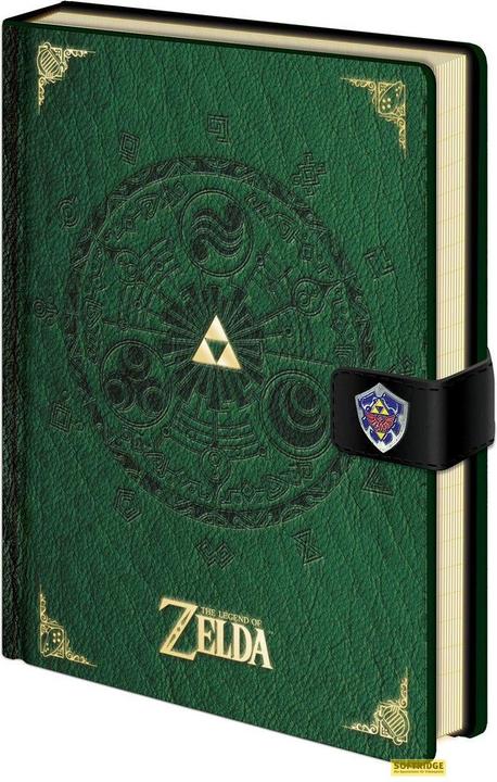 Actual product image Pyramid Notebook Legend of Zelda Triforce (A5, Hardcover)