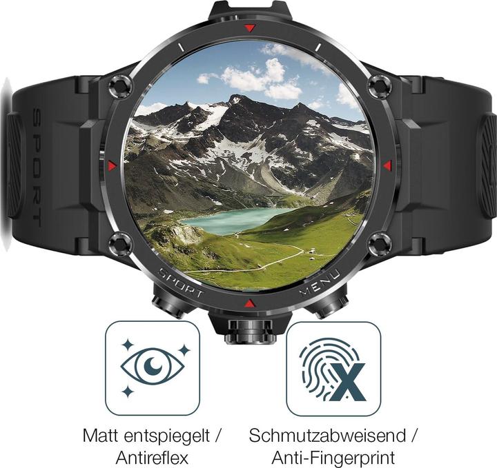 Actual product image Dipos Screen Protector Anti-Glare for Kuzo F1-S 1.3 Zoll