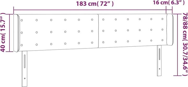 Produktbild VidaXL Franco (183 x 16 x 88 cm)