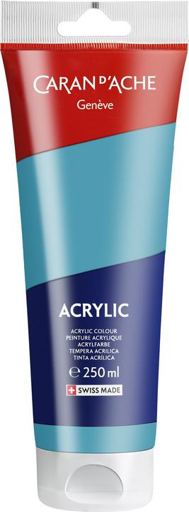 Image du produit Caran d'Ache Acrylic (Bleu turquoise, 250 ml)