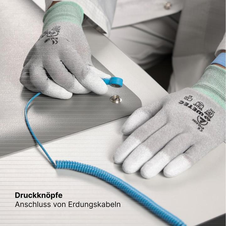 Produktbild Wetec Tischbelag, ESD, 1.220 x 10.000 mm, platingrau, Rolle (Statikschutz)