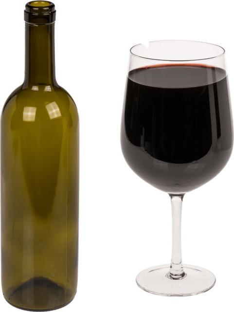 Actual product image Out of the blue XXL - Giant wine glass for 740ml (74 cl, 1 Glasses, White wine glasses)