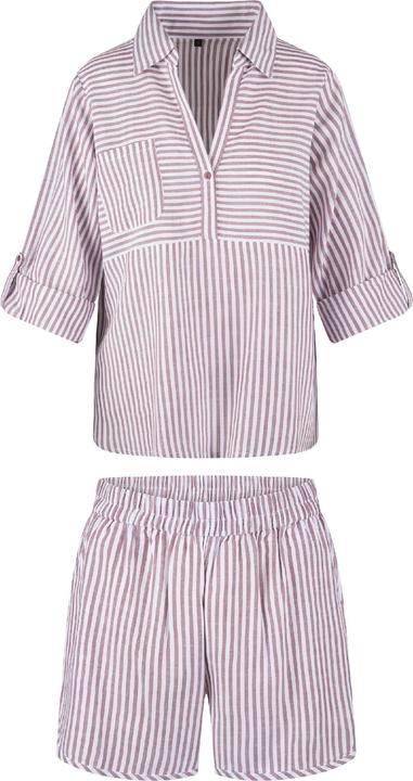 Soft bordeaux stripe