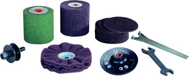 Image du produit Fein Set Start acier inoxydable WPO 14-25 E - Set polissage acier inoxydable (Polisseuse excentrique, 1200 W)