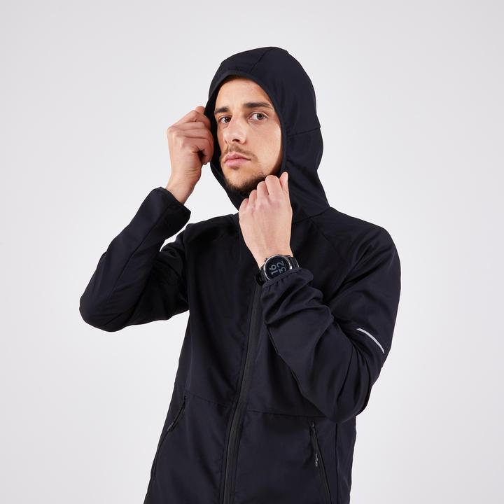 Produktbild Kiprun Laufjacke Trailrunning Herren winddicht - Run 100 schwarz (M)