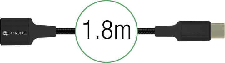 Produktbild 4smarts USB C – USB C (1.80 m, USB 2.0)