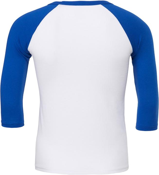 Actual product image Bella Canvas Canvas Baseball TShirt 34 sleeves (XS)