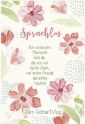Image du produit Susy Card Carte d'anniversaire Lyrics "De temps en temps".