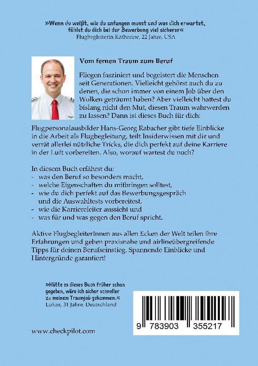 Immagine prodotto Fliegen als Job! Alles ber FlugbegleiterInnen (Tedesco, Hans-Georg Rabacher, Liana Akobian, 2022)