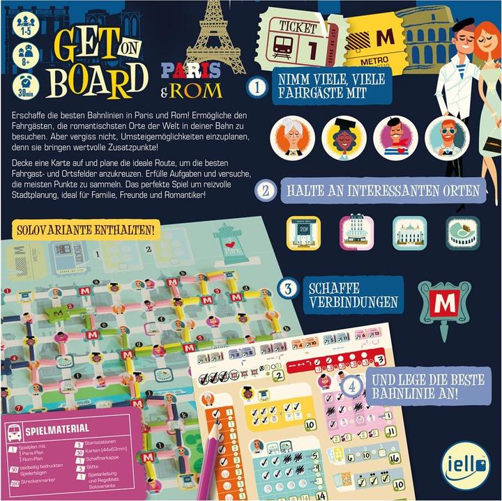 Produktbild Get on Board: Paris & Rom (d) (Deutsch)