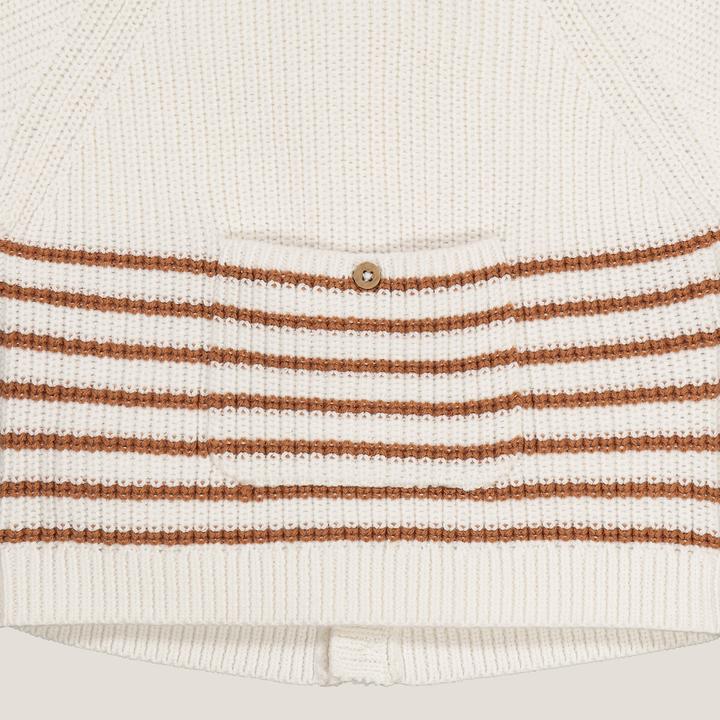Actual product image La Redoute Collections Chunky knit jumper with a round neckline and button fastening at the back (68)