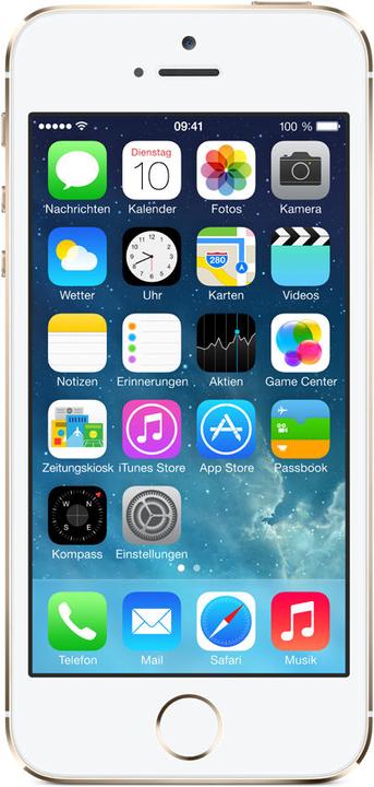 Produktbild Apple iPhone 5S (16 GB, Gold, 4", Single SIM, 8 Mpx, 4G)