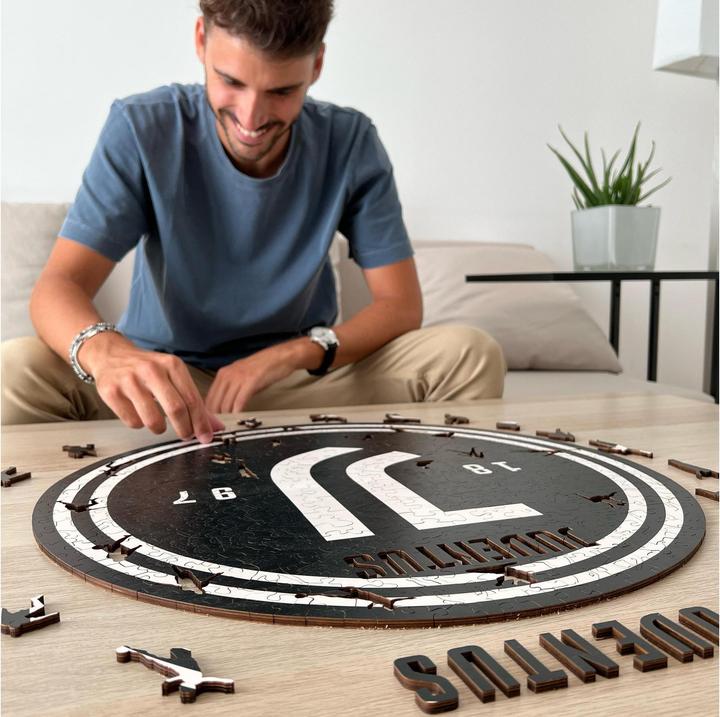 Iconic Juventus FC - Logo - Holz Puzzle Grösse M (270 Teile) (270 Teile)