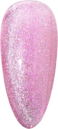 Produktbild Canni Gellack Cat Eyes Aurora Rosa Glitzer / JG05 UV/LED (Rosa, Gel-Effekt Nagellack)