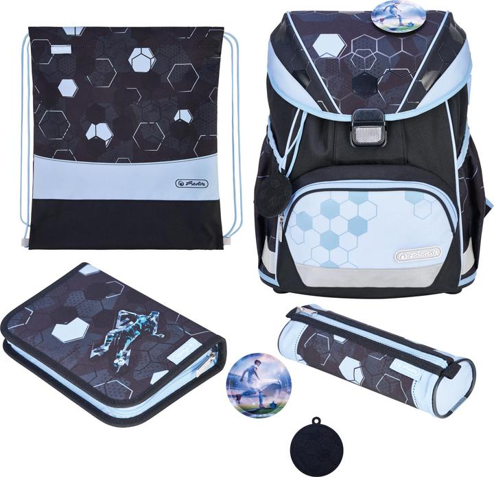 Herlitz Schulranzen UltraLight XL Plus Cyber Soccer (22 l)