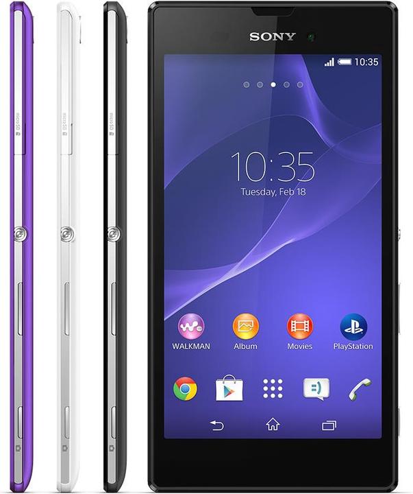 Actual product image Sony Xperia T3 (8 GB, Black, 5.30", Single SIM, 8 Mpx, 3G)