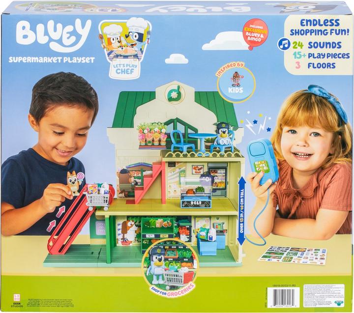 Actual product image Bluey Supermarkt Spielset
