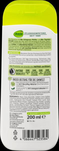 Image du produit dm alverde Shampooing Force et vigueur (Shampoing liquide)