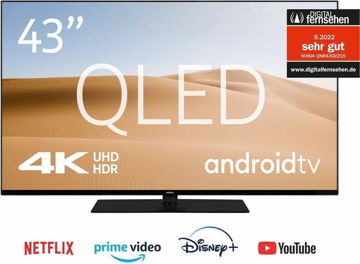 Actual product image Nokia QNR43GV215 (43", QLED, UHD, 2022)