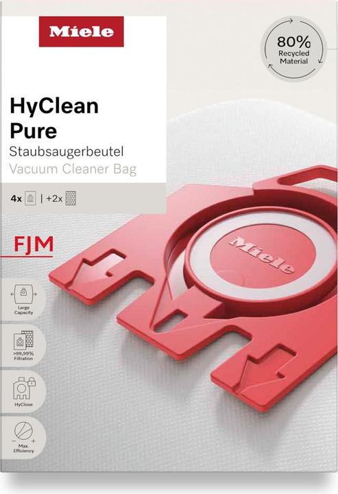 Produktbild Miele FJM HyClean Pure Staubbeutel (4 x)