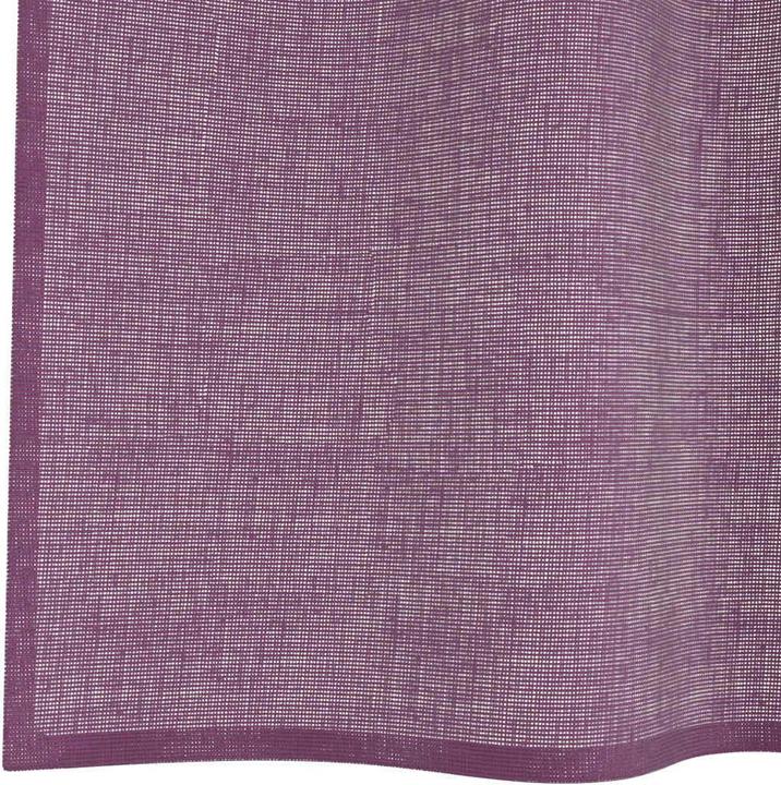 Produktbild VidaXL Voile Vorhänge mit Stangentaschen 2 Stk. Lila (140 x 175 cm)