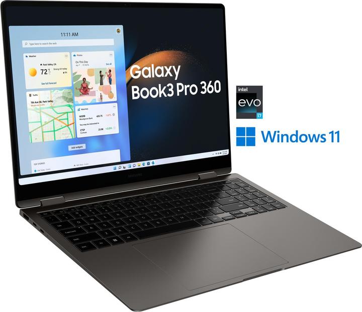 Produktbild Samsung Galaxy Book3 Pro 360 (16", Intel Core i7-1360P, 16 GB, 1000 GB, DE)