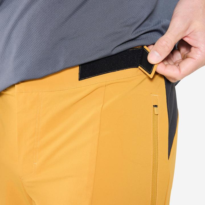 Produktbild Rockrider Radhose kurz atmungsaktiv Unisex gelb (XL)