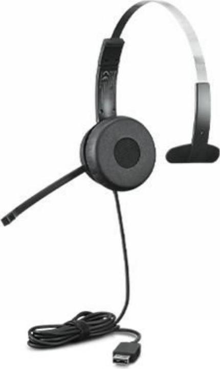 Actual product image Lenovo 100 Mono USB Headset (Cable, USB-A)