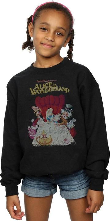 Produktbild Disney Alice In Wonderland Retro Poster Sweatshirt Mädchen (128)