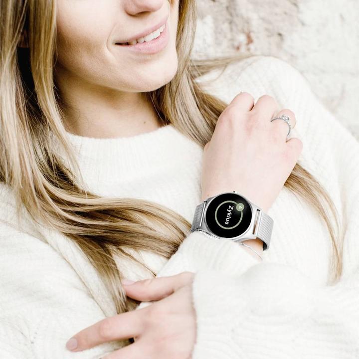 Actual product image Xcoast JOLI XC PRO Smartwatch 45mm Topaz Silver (45 mm)