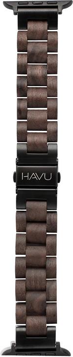 Actual product image Havu Apple Watch band - walnut wood (38/40/41 mm) (Walnut Wood)