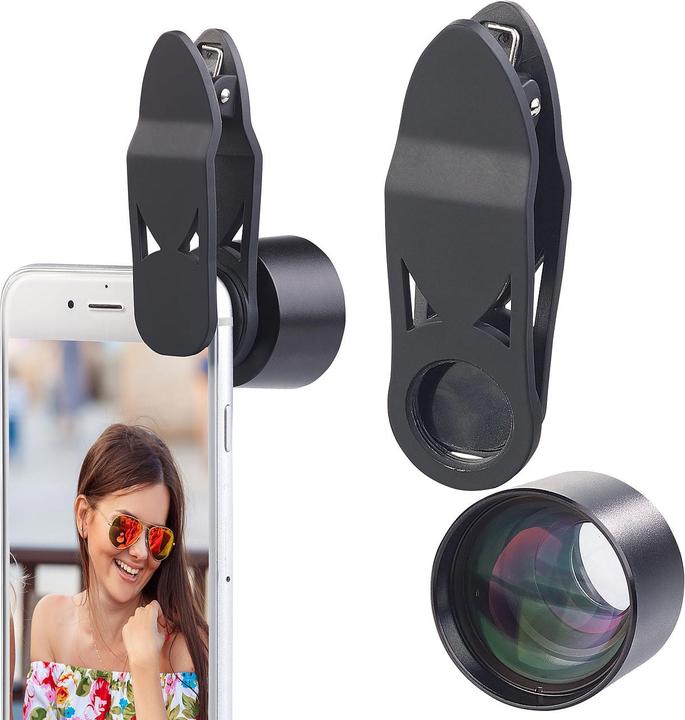 Produktbild Somikon HD-Tele- & Portrait-Vorsatzlinse für Smartphones