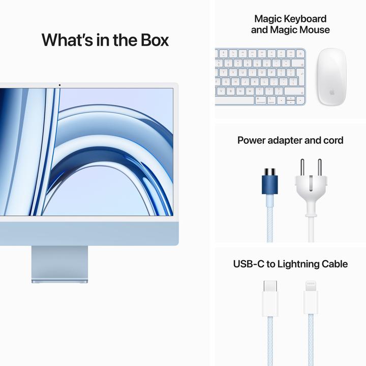 Actual product image Apple iMac 2023 (M3, 8 GB, 256 GB)