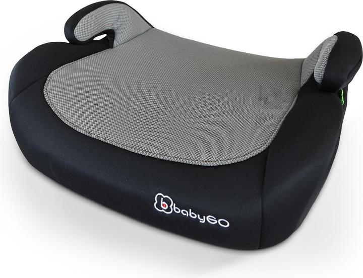 Produktbild BabyGo Booster Isize black melange (Kindersitzerhöhung, ECE R129/i-Size Norm)