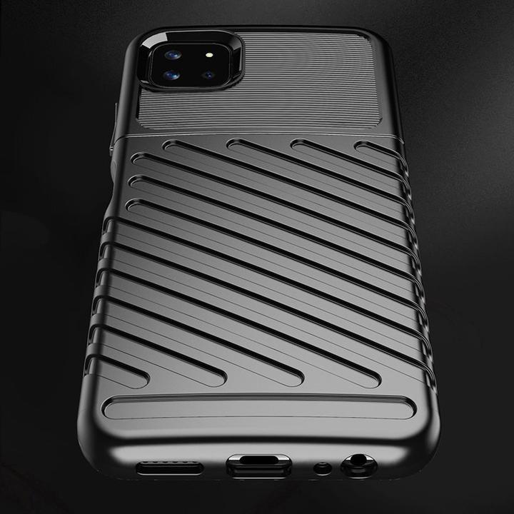 Produktbild Hurtel Thunder Case Flexible Tough Rugged Cover TPU Case for Samsung Galaxy A22 5G black (Samsung Galaxy A22 5G)