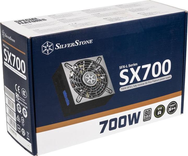Actual product image Silverstone SST-SX700-LPT v1.1 SFX-L Power Supply 80 PLUS Platinum, modular - 700 Watt (700 W)