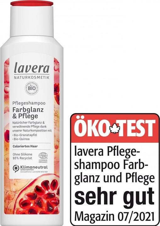 Produktbild Lavera Shampoo Farbglanz & Pflege (250 ml, Flüssiges Shampoo)