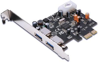 Image du produit Digitus DS-30220, Carte USB 3.0 PCI-E x1 avec 2 ports