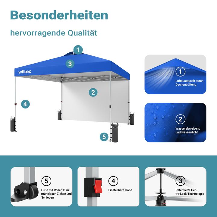 Immagine prodotto Wiltec Pop up (300 cm, 300 cm)