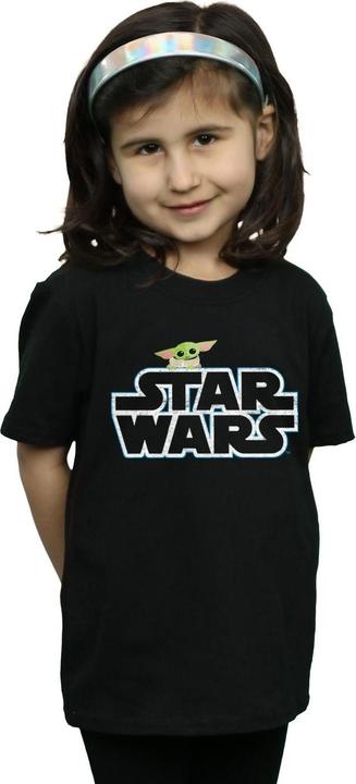 Produktbild Star Wars The Mandalorian The Child Logo TShirt Mädchen (116)
