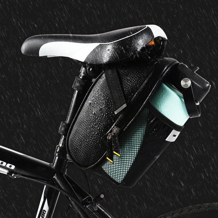 Actual product image Wozinsky bicycle saddle bag 1.5 l black (WBB20BK) (1.50 l, Frame bag)