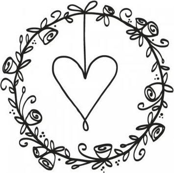Immagine prodotto Rayher Timbro Corona di nozze, 5x5cm