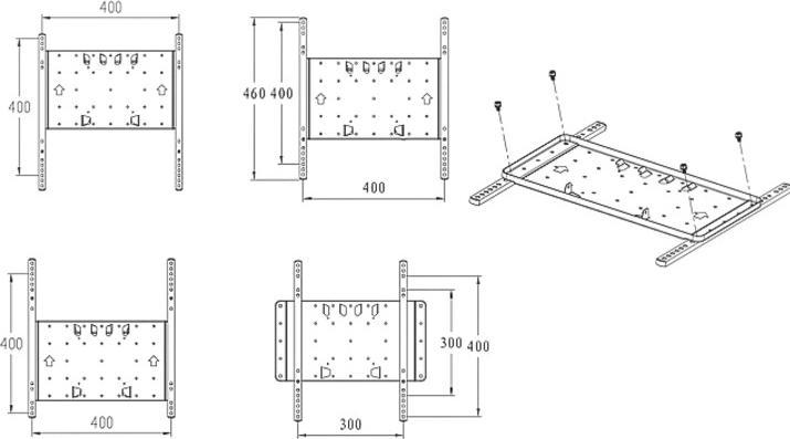 Actual product image Multibrackets M VESA Super Slim Tilt & Turn (Wall, 55", 40 kg)