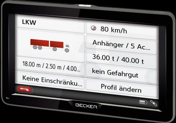 Produktbild Becker Transit 70 LMU (7")