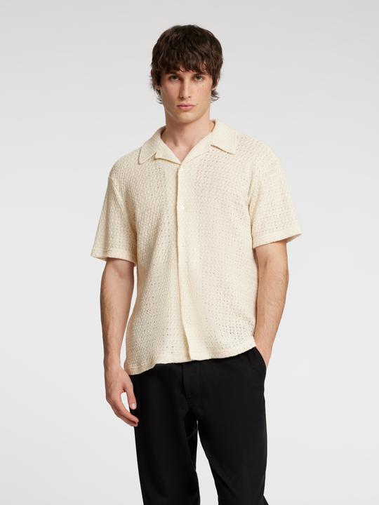 Actual product image Selected Homme Jacquard Strick Kurzarmhemd (L)