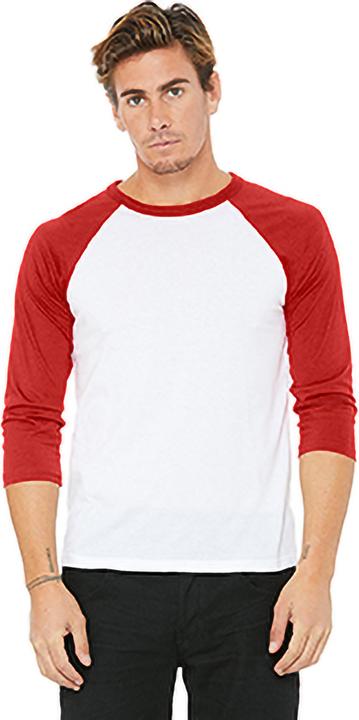 Actual product image Bella Canvas Toddlers 34 Sleeves Baseball Tshirt (110)