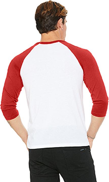 Actual product image Bella Canvas Toddlers 34 Sleeves Baseball Tshirt (110)